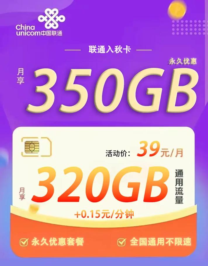 联通流量卡8.8元套餐