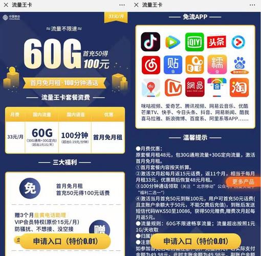 移动王卡流量是不是包月