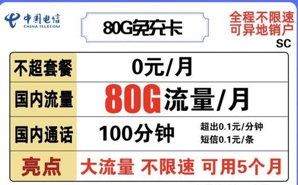 电信卡头条9元流量包