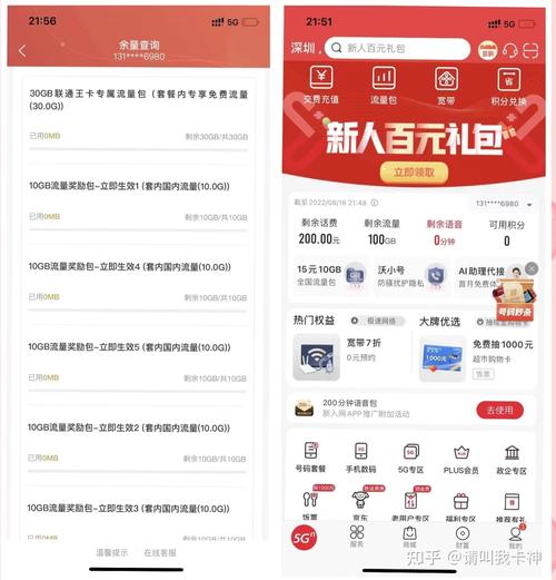 联通王卡变更流量卡套餐