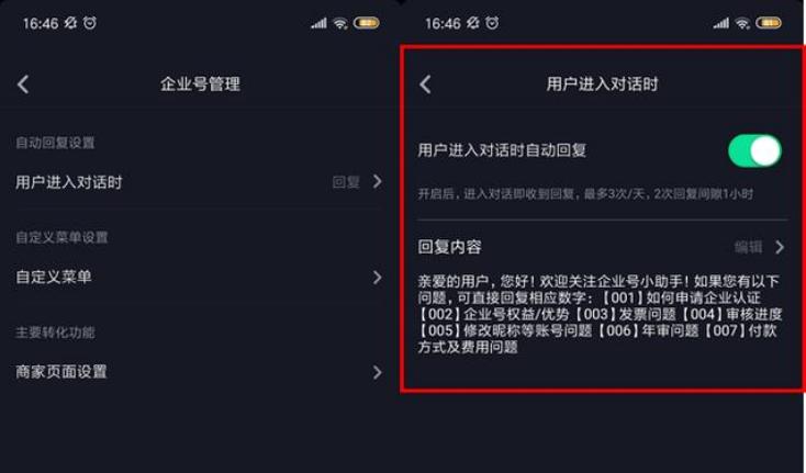 如何配置抖音自动回评功能以隐藏评论，并设置私信的自动回复？