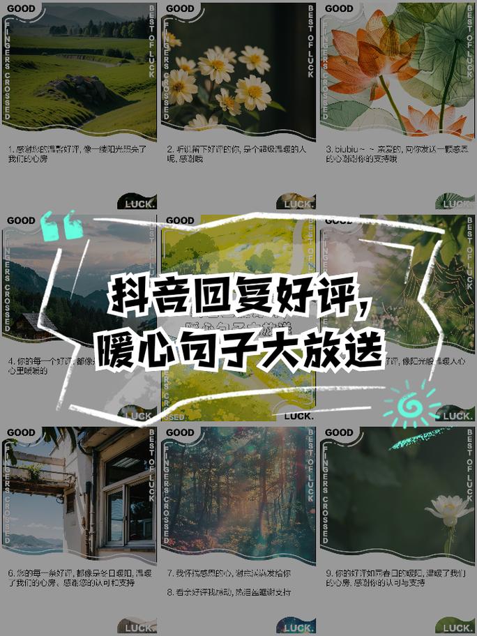抖音评论回复感谢的句子有哪些?评论怎么批量回复?