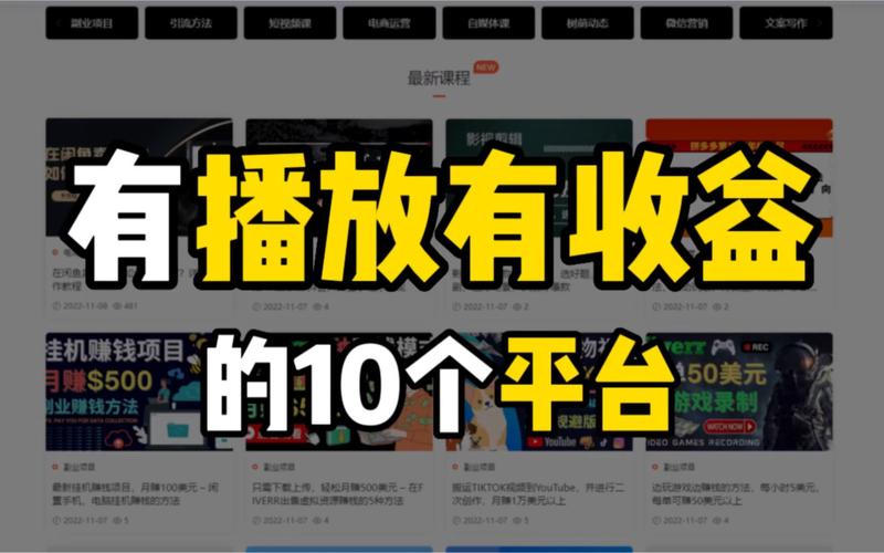 如何在自媒体领域实现收益最大化？探索最佳平台与赚钱策略！