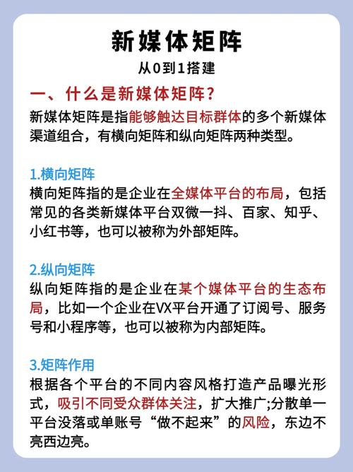 如何构建高效的新媒体矩阵并利用其优势？