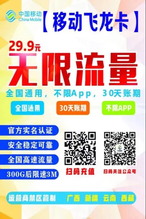 移动流量龙卡