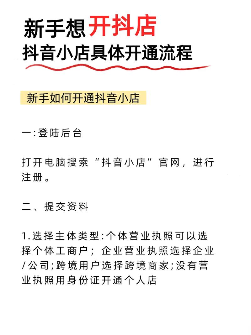 抖店新开店没人买怎么办?开通抖店主要有几大步骤?
