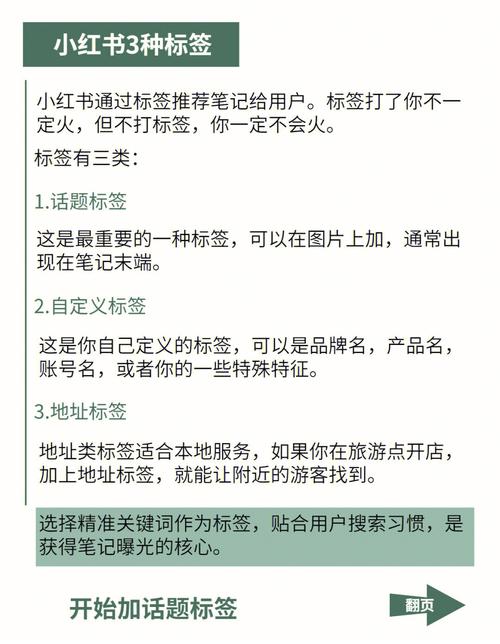 如何在小红书上自定义和编辑标签？