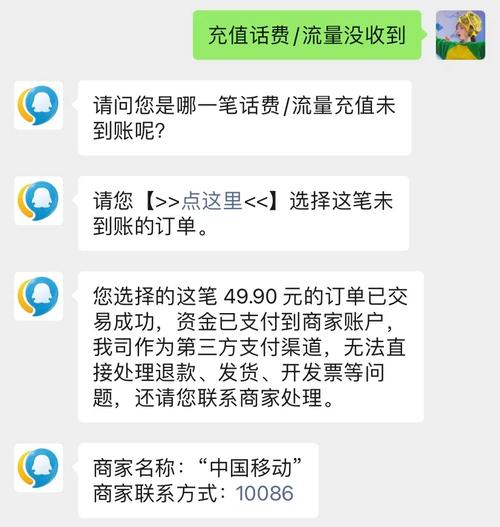 购买流量卡充值失败