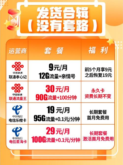 大流量卡低月租