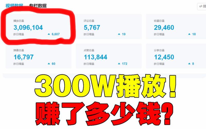哔哩哔哩视频播放量怎么算的?播放量有收益吗?
