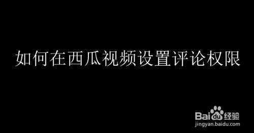 西瓜视频评论怎样看?评论数量怎么增加?