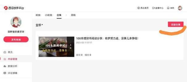 如何制作西瓜视频合集并了解其不同的类型？