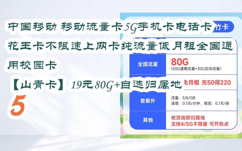 移动卡国外开流量卡