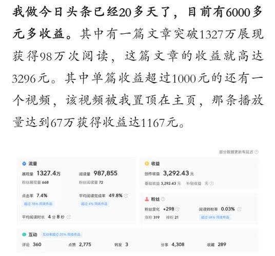 如何查看并理解今日头条文章的浏览量及其重要性？