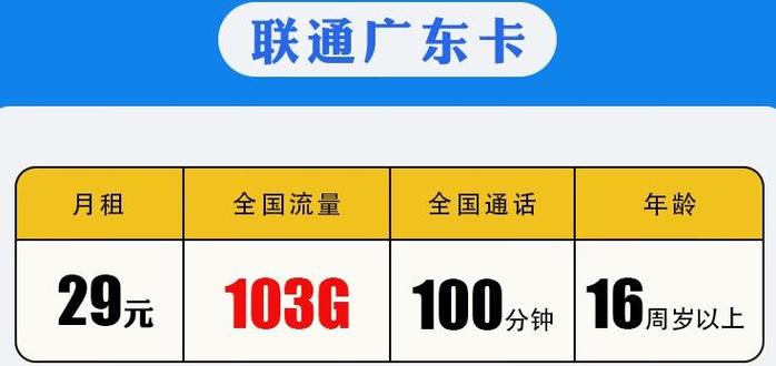 广州大流量卡推荐