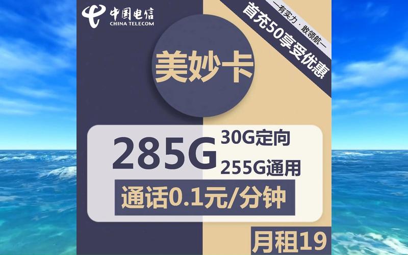 电信大流量卡宣传
