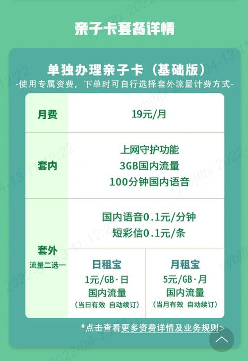 联通亲子卡共享流量