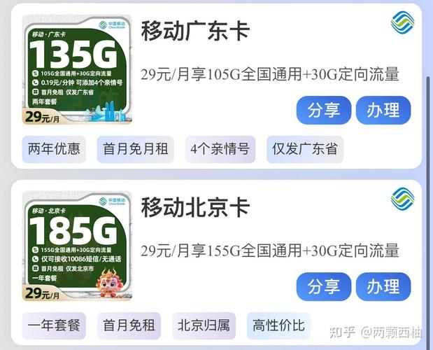 在比较移动流量卡和电信流量时，哪个更适合我的需求？
