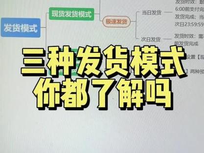 抖音小店新”现货 预售“发货模式如何设置？(抖音小店最新规则公布)