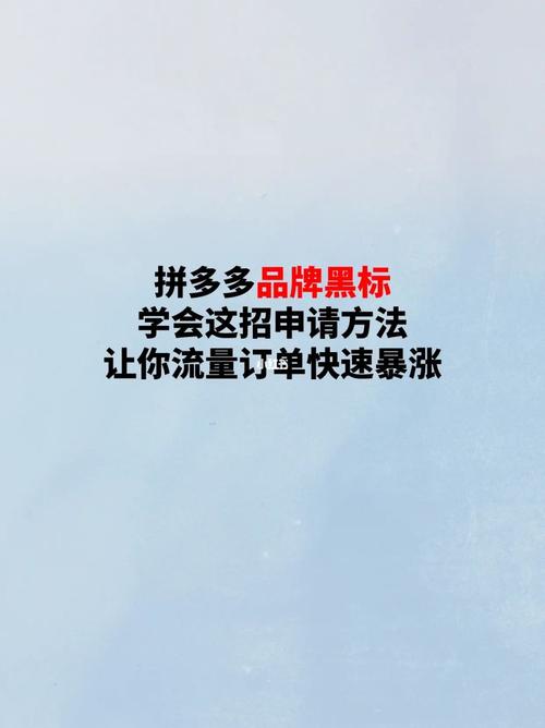 拼多多黑标品牌好货是什么店铺?拼多多有黑标品牌是正品吗?(拼多多黑标品牌授权)