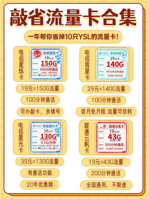 流量卡的资费标准是多少？