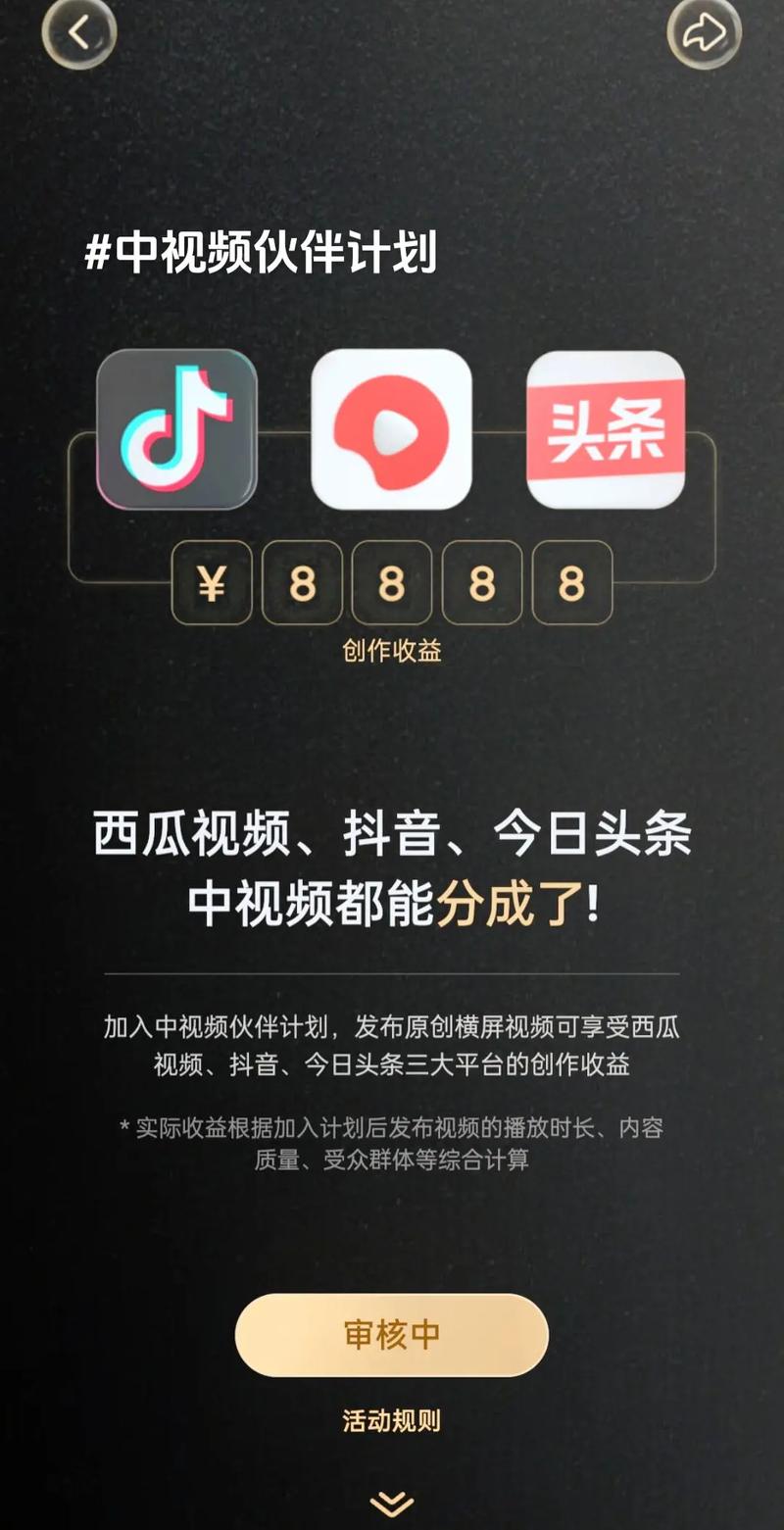 抖音中视频伙伴计划赚钱吗?适合做什么内容?(抖音中视频伙伴计划要下架吗)