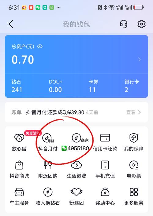 抖音钱包放心借靠谱吗？好通过吗？(抖音钱包里没有放心借)