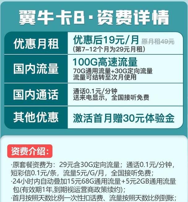 最新流量牛卡