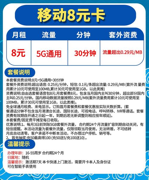 移动捆绑流量卡