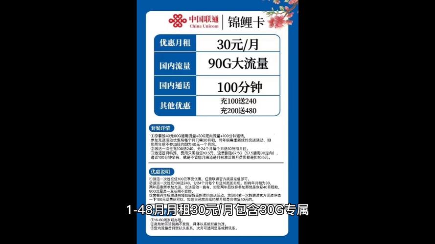 流量联通锦鲤卡