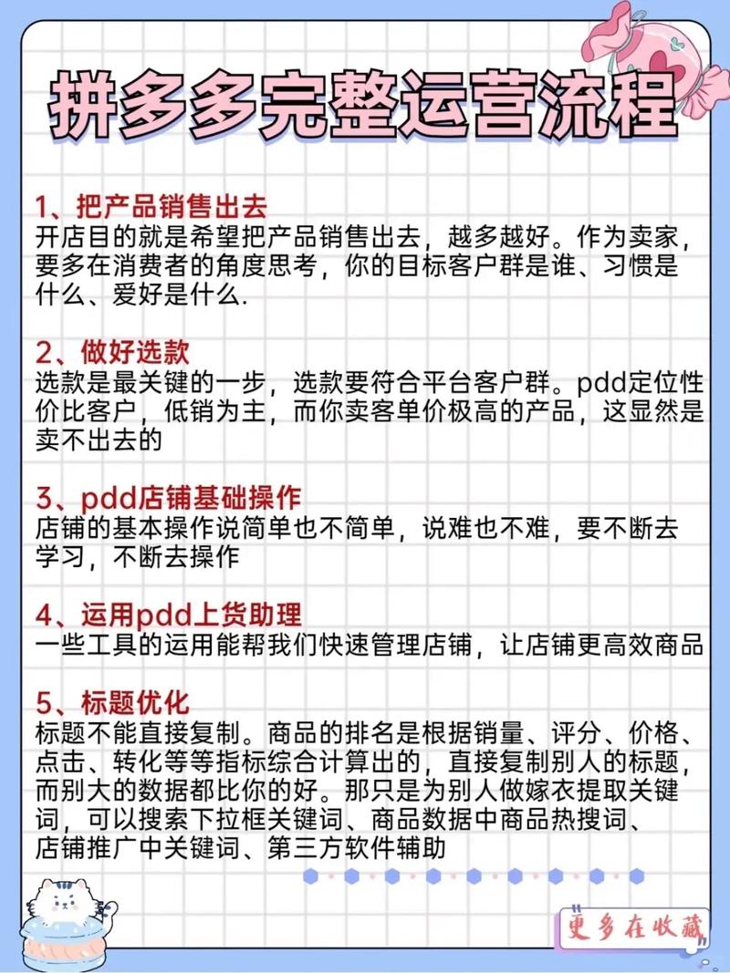 拼多多新手运营步骤是什么?新手商家必看(拼多多新手运营步骤)