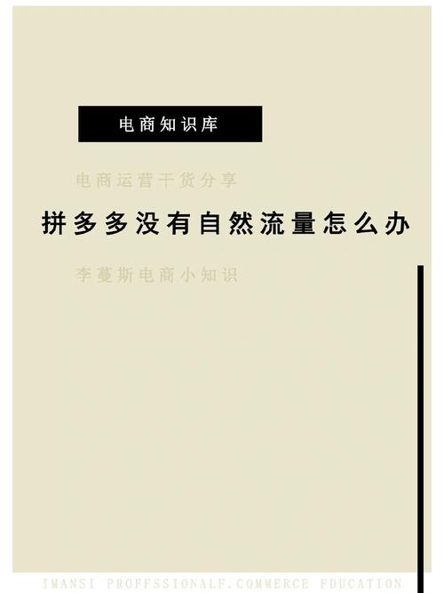 拼多多流量应该如何转化?转化重点讲解(拼多多的流量规则)