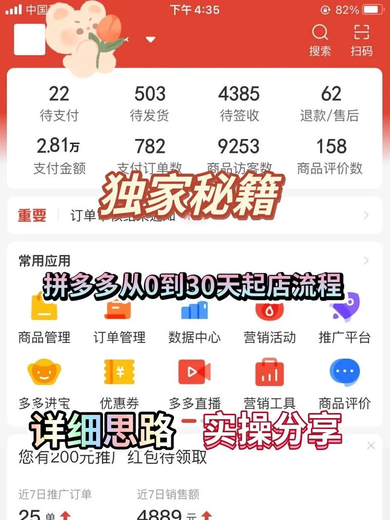 拼多多新手店运营技巧是什么?从0开始学运营(拼多多新手开店怎么运营起来)