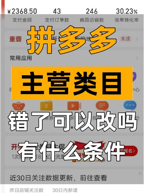 拼多多商家如何修改运营类目，三级类目调整有何影响？