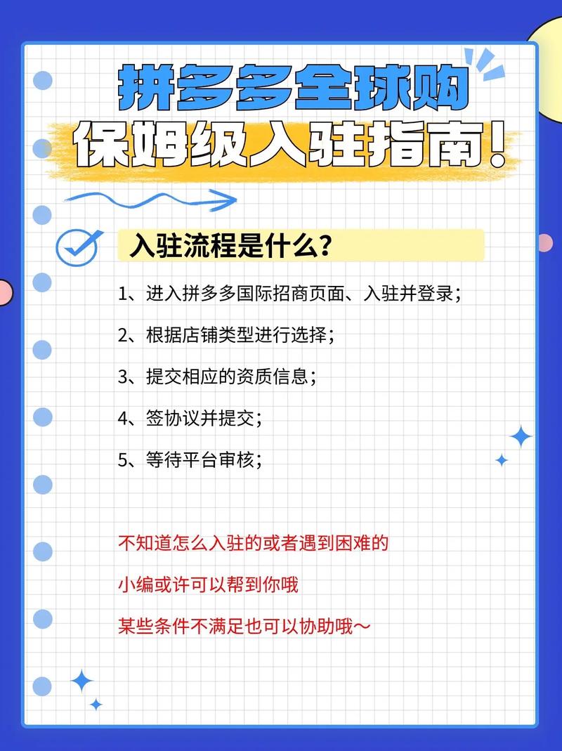 拼多多全球购入驻指南，费用、流程与正品保障全解析