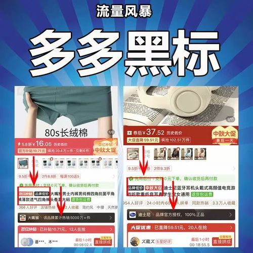 拼多多黑标品牌是真品吗?拼多多黑标在哪里展示?(拼多多黑标品牌是什么意思)
