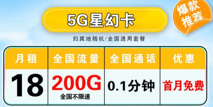 星神卡流量卡联通，探索其独特优势与功能？