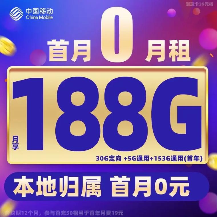 移动19流量卡包含多少MB的流量？