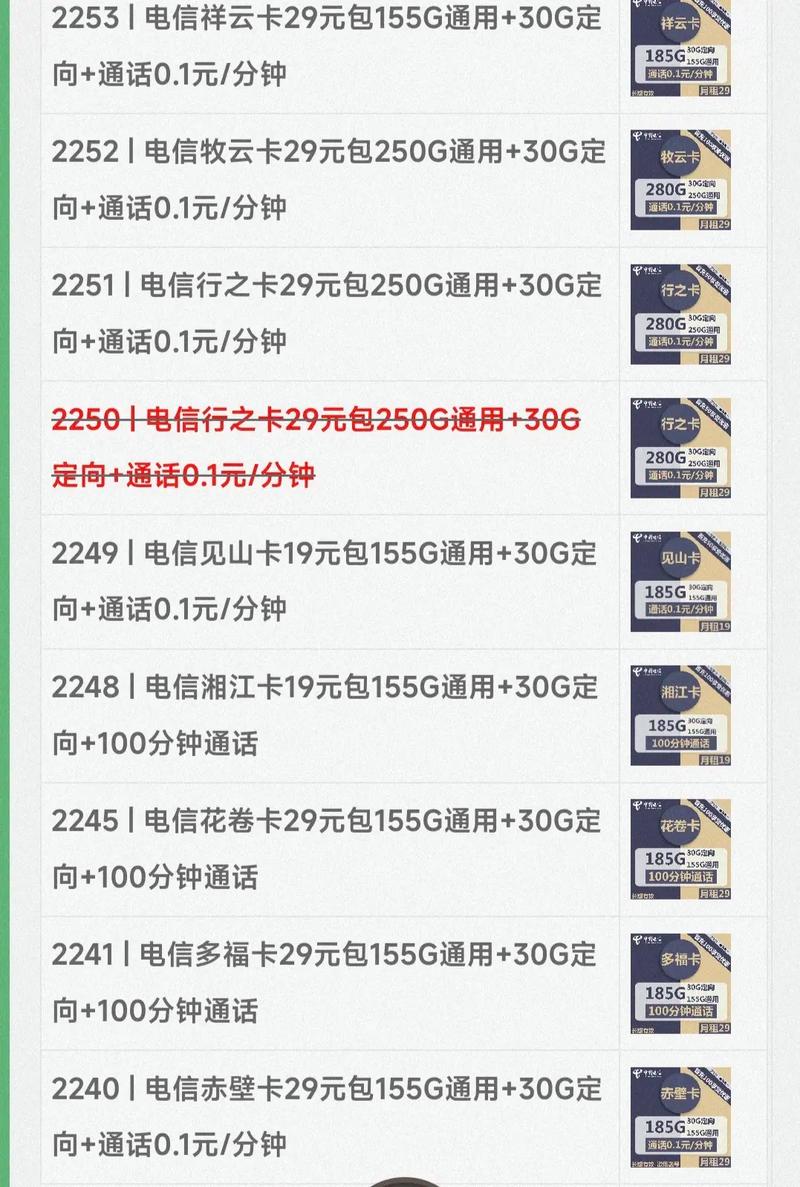 月底剩余流量卡