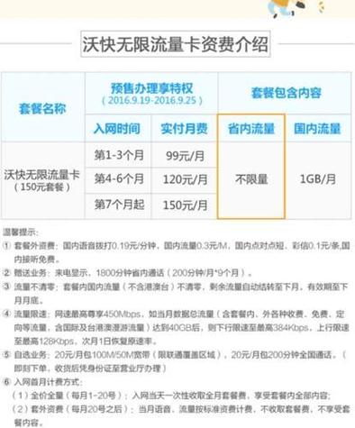 流量卡的免流和专属流量