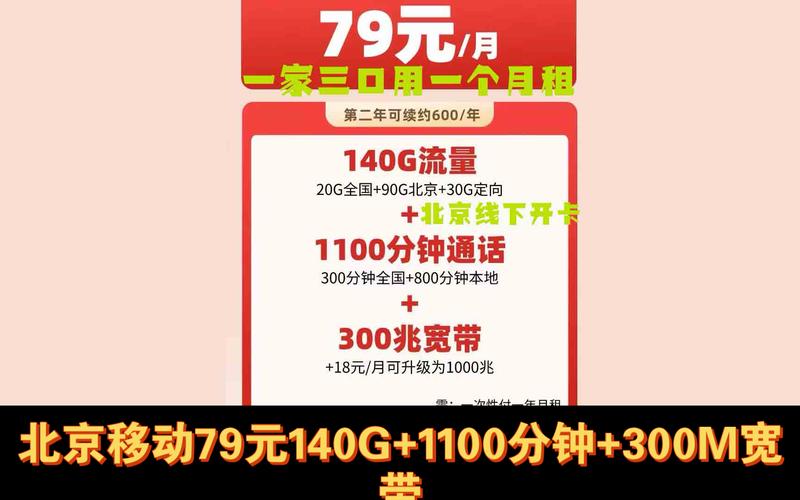 北京移动70元流量卡
