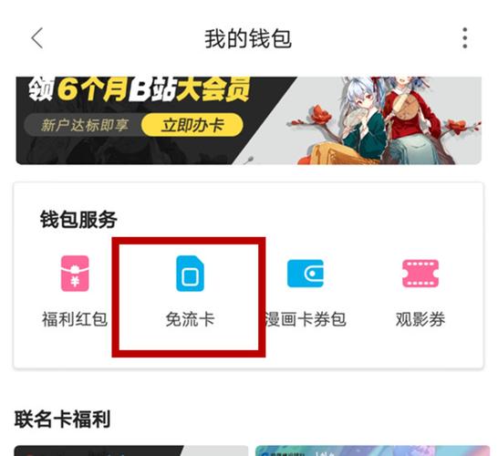 b站免流量卡发货