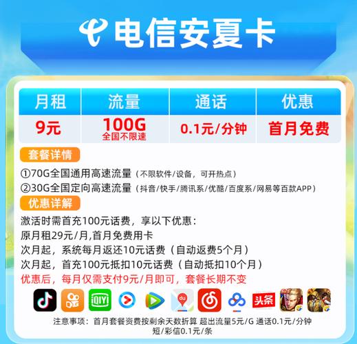 电信有什么免费流量卡