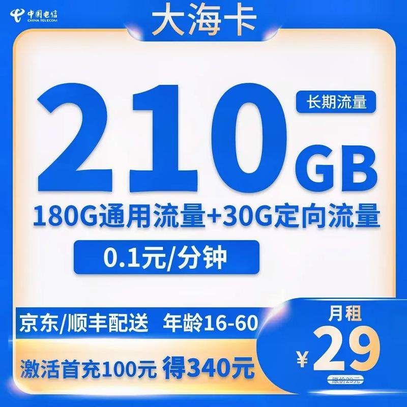 广州中国电信流量卡套餐