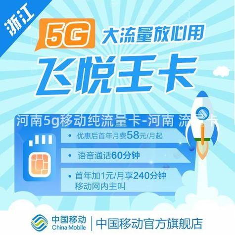 河南省移动流量20元卡