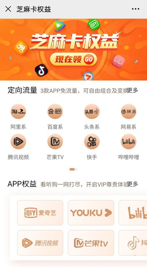芝麻卡可以免哪些流量