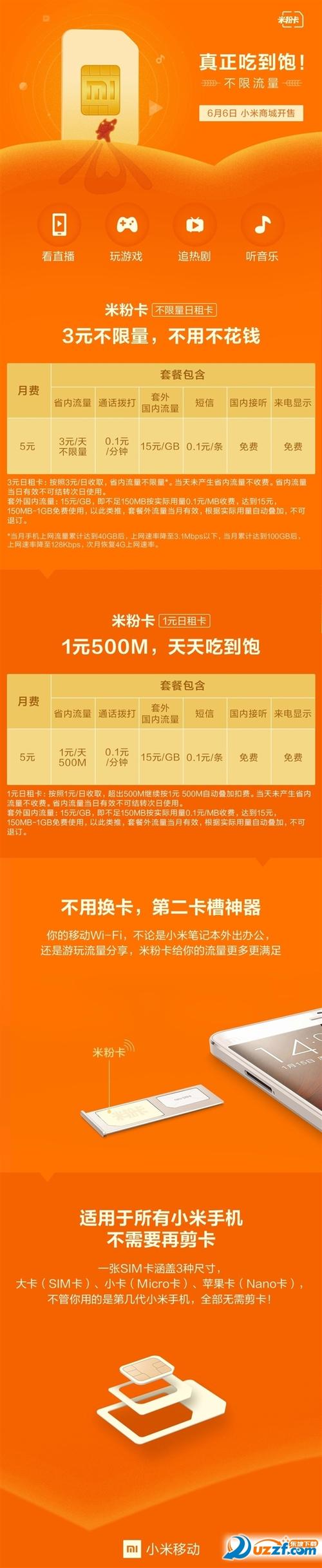 电信米粉卡免费领流量