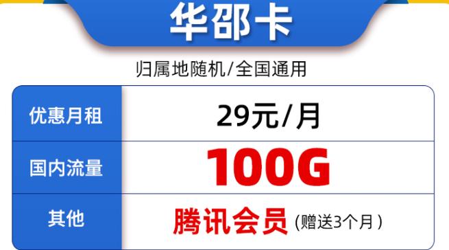 腾讯会员送的流量卡