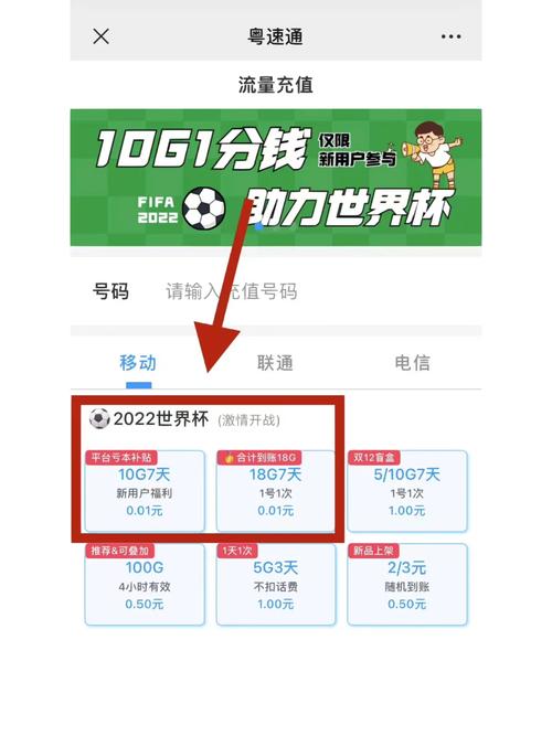 广东移动卡闲时流量