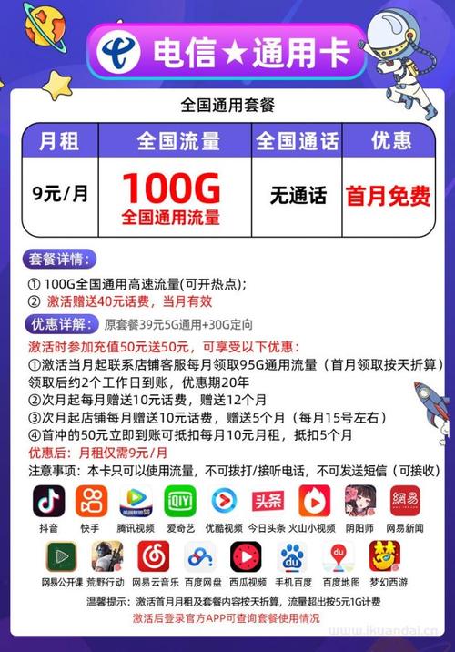 网上申请移动电信流量卡